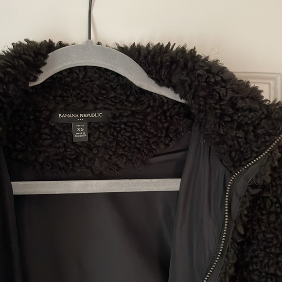 Banana Republic fleece “Teddy” coat- size XS- EUC. - Picture 2 of 3